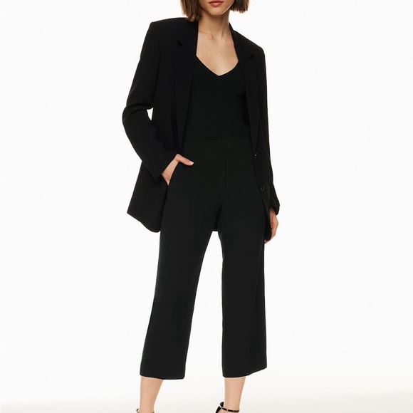 Aritzia Babaton Conan Wide Cropped Pant - Picture 3 of 5